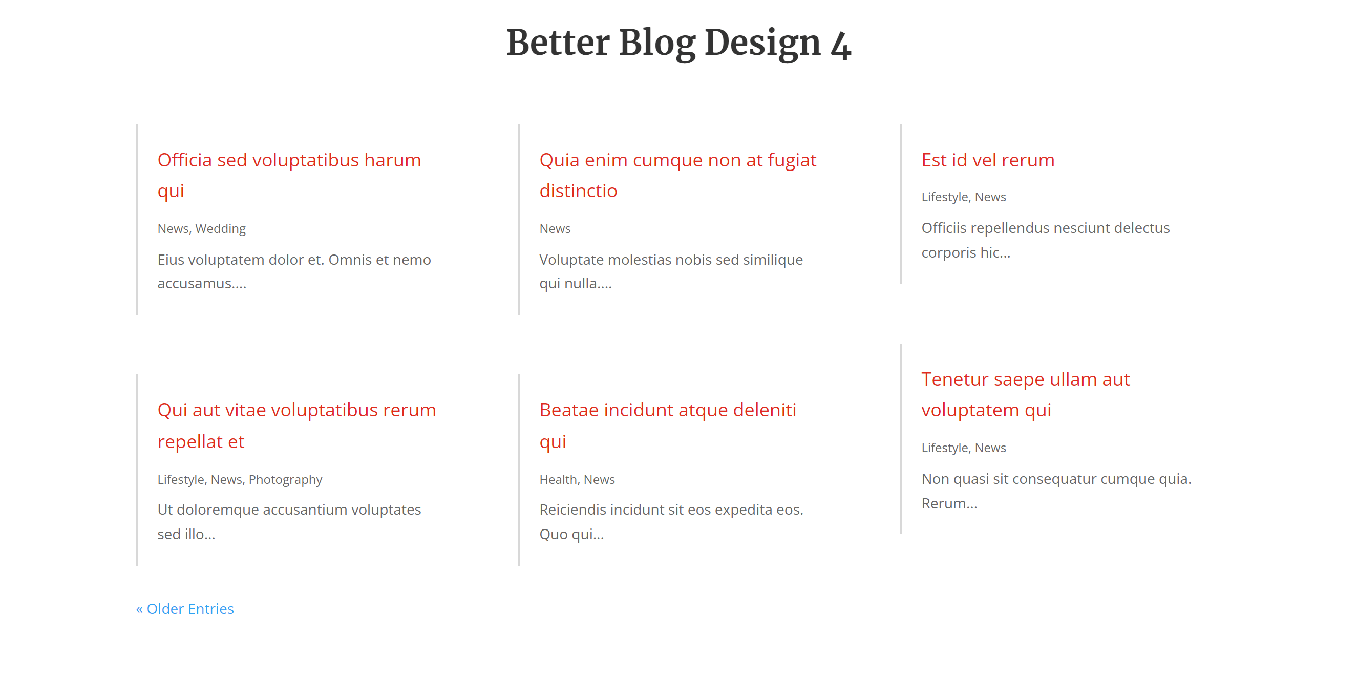 Better Blog Design 4 for Divi