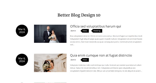 Better Blog Design 10 for Divi