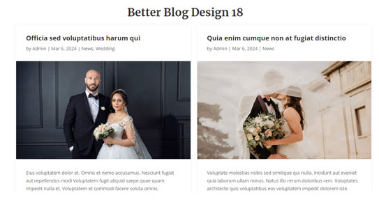 Better Blog Design 18 for Divi