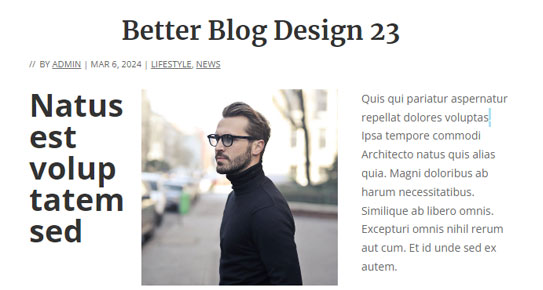 Better Blog Design 23 for Divi