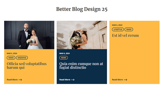 Better Blog Design 25 for Divi