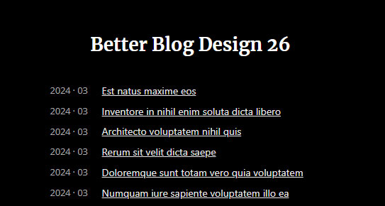 Better Blog Design 26 for Divi