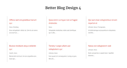 Better Blog Design 4 for Divi