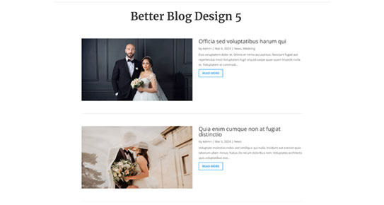 Better Blog Design 5 for Divi
