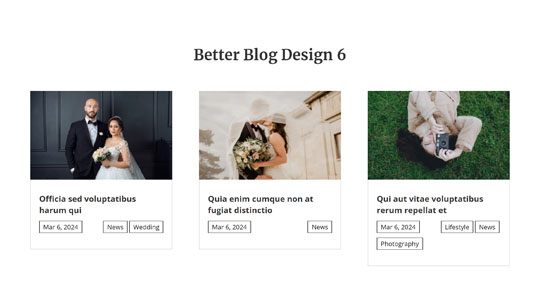 Better Blog Design 6 for Divi