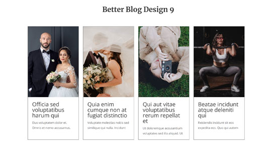 Better Blog Design 9 for Divi