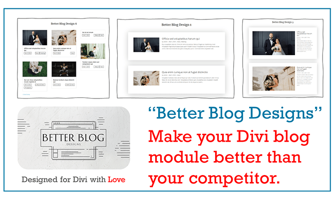 Better Blog Designs for Divi
